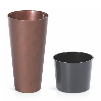 DTUS300C-7601U	 Кашпо для цветов ProsperplastTubus Slim Corten кортен сталь 15 и 27 л