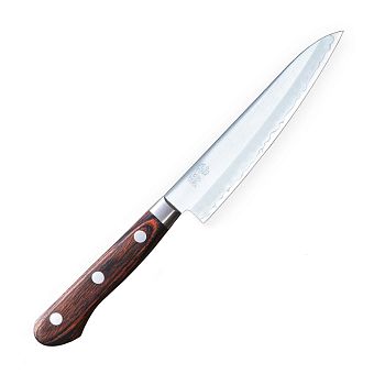 Нож универсальный SunCraft SENZO CLAD 13,5 см коричневая рукоять