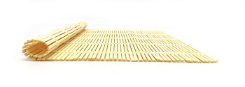 Циновка бамбуковая для Роллов Макису, ECO 24x24 см