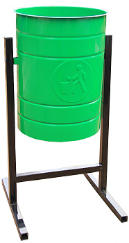 Урна опрокидывающаяся СШ-028 антик бронза