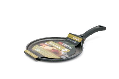 Сковорода блинная Gochu 24 см с каменным покрытием для всех видов плит без крышки
