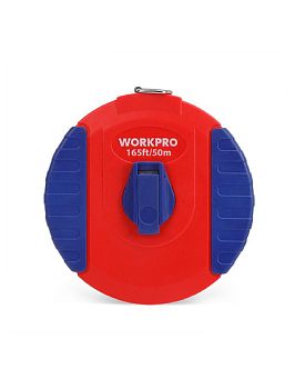Лента измерительная 50 м из стекловолокна, закрытый пластиковый корпус WORKPRO