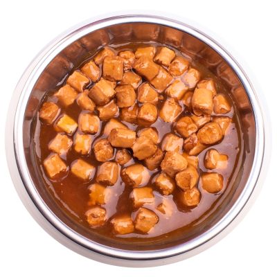 Gemon Cat Pouch Sterilised паучи для стерилизованных кошек кусочки тунца с рыбой дори 100г