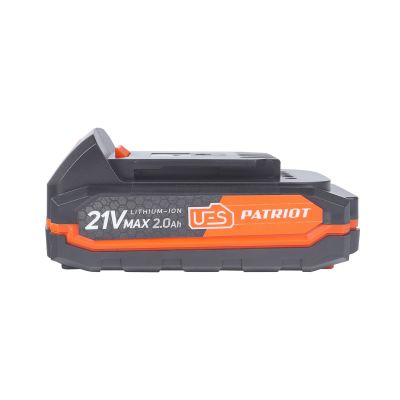 Батарея аккумуляторная PB BR 21V(Max) Li-ion PATRIOT UES, 2,0Ah, тонкая зарядка (5,5 мм)