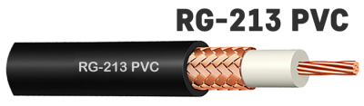 Кабель радиочастотный RG-213 PVC