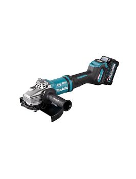 Угловая шлифмашина аккумуляторная Makita GA038GT201 XGT BL 40В, 230 мм, 6600 об/мин, 2х5,0 Ah
