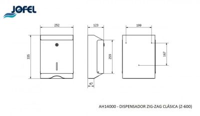 Диспенсер для полотенец из бумаги Jofel AH14000