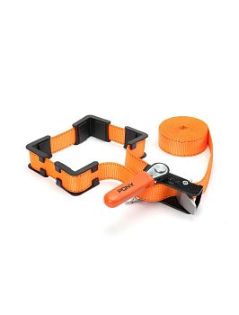 Струбцина ленточная  классическая с храповиком  лента 4,5мх25 мм  усилие до 450 кг Pony