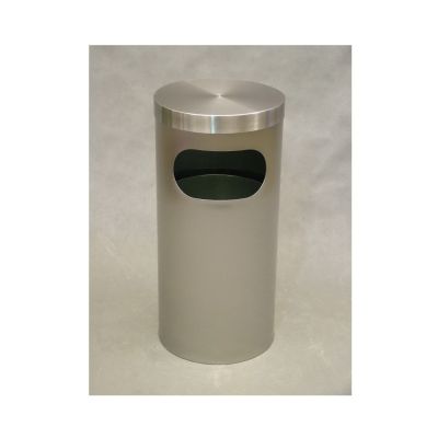 Урна для сбора мусора "Тополь" шлифованная 50 л.