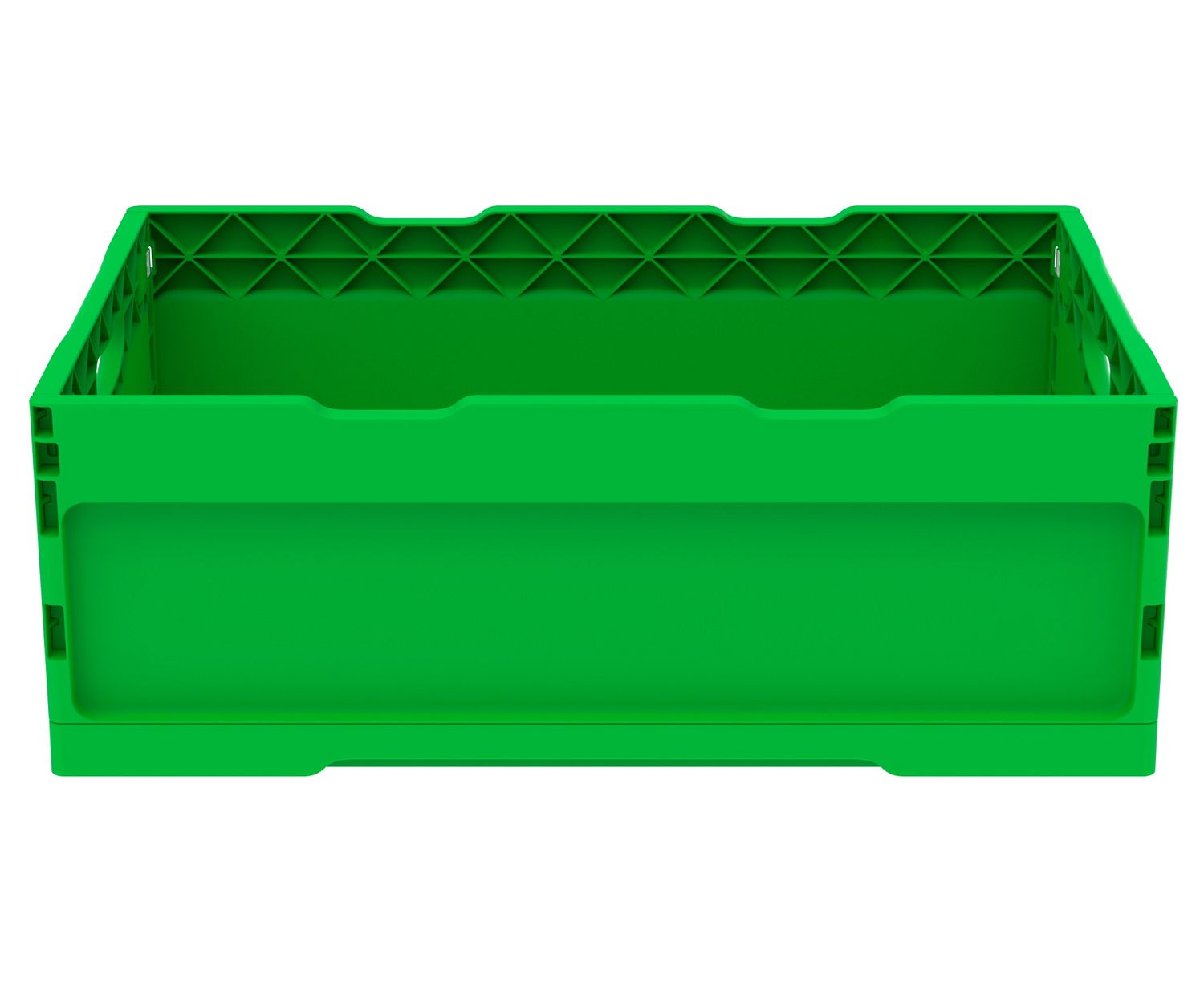 Ящик складной с кнопками-фиксаторами (ударопрочный, морозостойкий) АП 488, комплект 7 штук