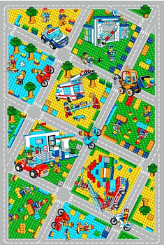 Детский коврик "Нева Тафт" 1,0 х 1,5 м Конструктор