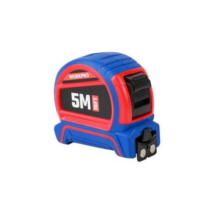 Рулетка 5 м х 25 мм двухсторонняя  метрическая шкала  WORKPRO