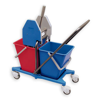 Уборочная тележка двухведерная 02.110