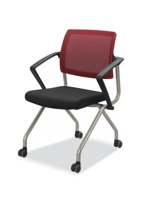 Стул ортопедический черно-красный DSP T142Y