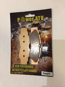 Колодки тормозные Yamaha YXZ1000 (R) задние левые/ правые Poweratv FA677