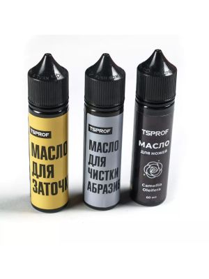 Набор масел для заточки и обслуживания ножей TSPROF, 3x60 мл