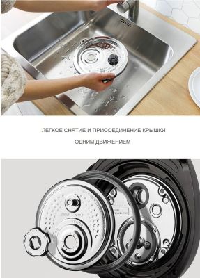 Рисоварка индукционная на 6 порций Cuckoo CRP-DHB0660FDM