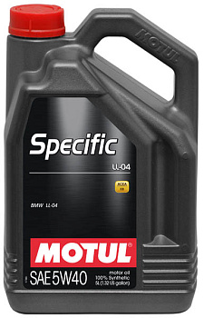 Моторное масло MOTUL Specific LL-04 BMW 5W40 (5 л.)