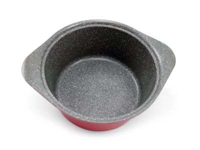 Кастрюля 5 л. Ecoramic Titan 24 см (розовая) с каменным антипригарным покрытием с крышкой