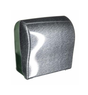 Автоматический диспенсер бум.полотенец в рулонах MERIDA UNIQUE GLAMOUR BLACK LINE Solid Cut CUH370