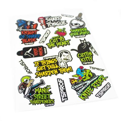 Набор наклеек TSPROF «KNIFE RIDER», A5