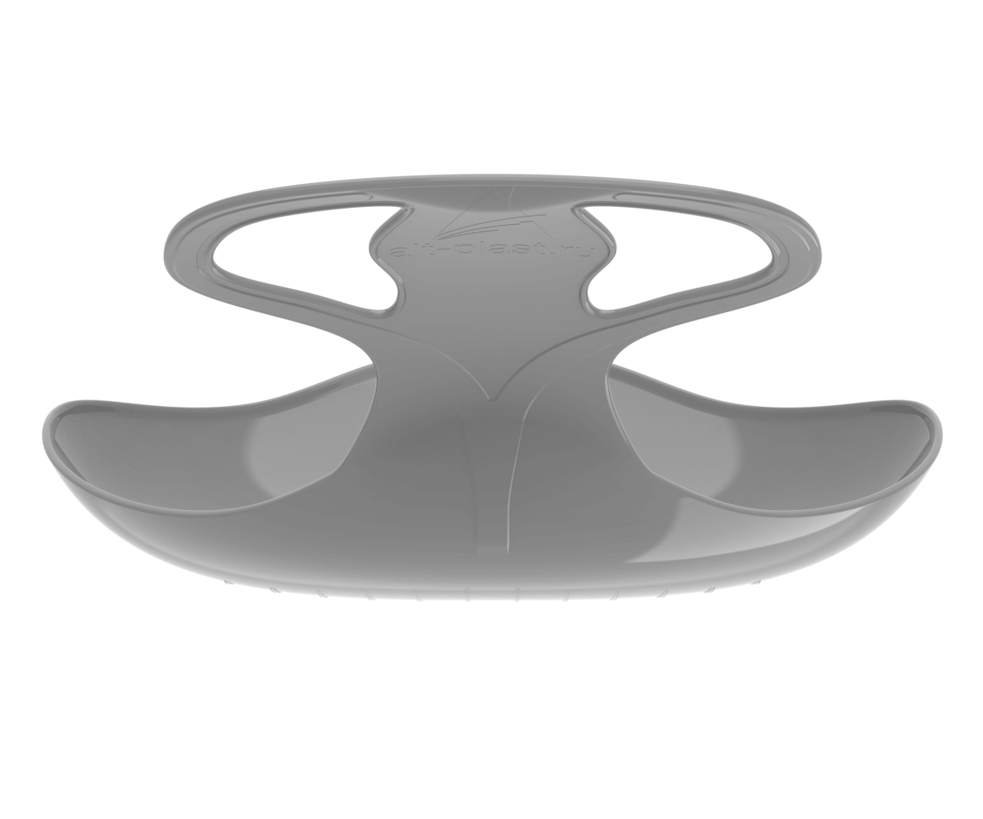 Санки-ледянки "Скороход" 65х42 см (серый)