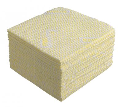 Протирочный материал в пачке Kimberly-Clark Wypall® X80 19164, желтый
