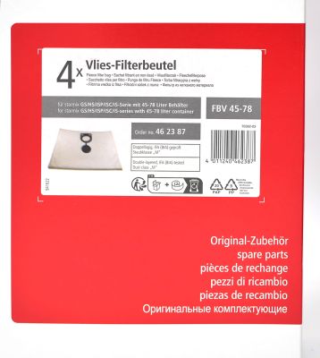 462387 Фильтр флисовый FBV 45/78 (4шт.) Starmix