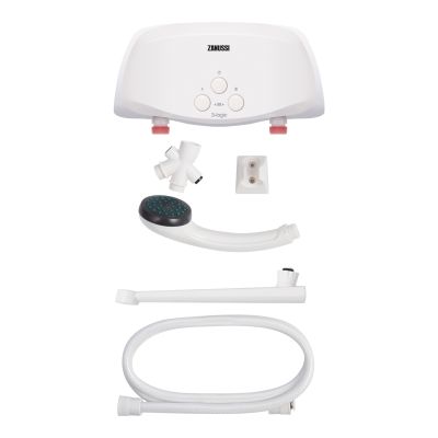 Водонагреватель проточный Zanussi 3-logic 5,5 TS (душ+кран) НС-1064836