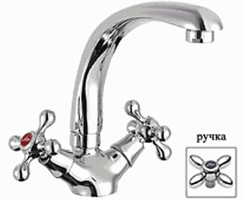 СМЕСИТЕЛЬ ДЛЯ КУХНИ LEDEME L4427 ЛИТОЙ ИЗЛИВ