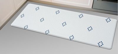 Двухсторонний ПВХ коврик для кухни и ванной Onebin Rhombus M 94*44*1.4