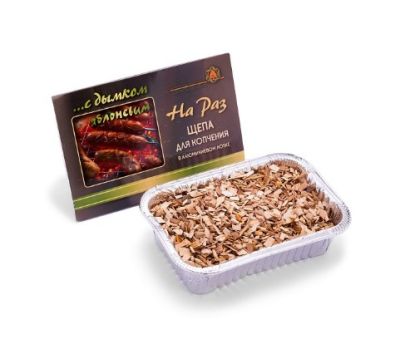 Щепа для копчения ТорфТехноЛин "с дымком" яблоня (лоток)