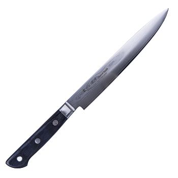 Нож слайсер для тонкой нарезки SATAKE DAMASCUS 20 см