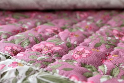 Простыня стеганая GOCHU Hub Q 155*210 розовый