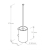 Ершик навесной металлический MERIDA STELLA MINI STAINLESS SZ16C, полированный