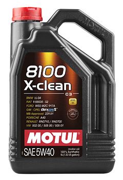 Моторное масло MOTUL 8100 X-clean 5W40 (4 л.)