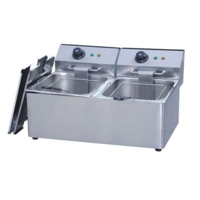 Фритюрница Ksitex JS-82 2 секции по 5,5 л (5,5+5,5 литров)