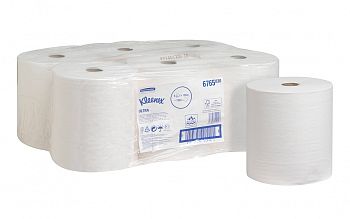 Бумажные полотенца в рулонах Kimberly-Clark Клинекс 6765, двухслойные