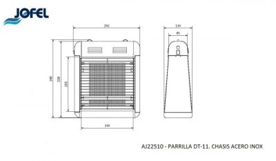 Электроловушка Jofel для летающих насекомых AJ22510, до 250 м2