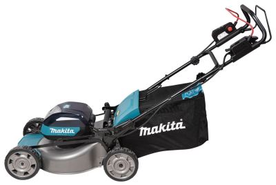 Газонокосилка аккумуляторная Makita LM002GT201 XGT 40v MAX, 1900 Вт, 53 см, 70 л, 1,5-5 км/ч, 4в1, (2xBL4050F; DC40RC)