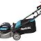 Газонокосилка аккумуляторная Makita LM002GT201 XGT 40v MAX, 1900 Вт, 53 см, 70 л, 1,5-5 км/ч, 4в1, (2xBL4050F; DC40RC)