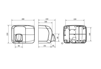 Электросушилка для рук Jofel АА92500