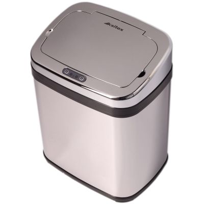 Урна сенсорная с автоматически открывающейся крышкой AGB-20S (хром)