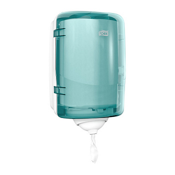 473167 Диспенсер бирюзовый Tork Reflex мини с центральной вытяжкой