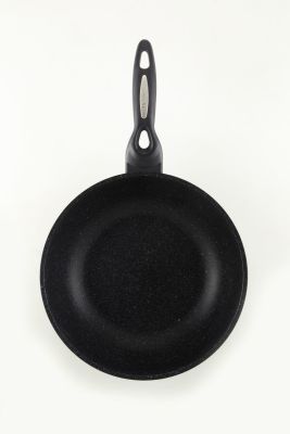 Сковорода  DreamChef 30 см вок с мраморным антипригарным покрытием без крышки