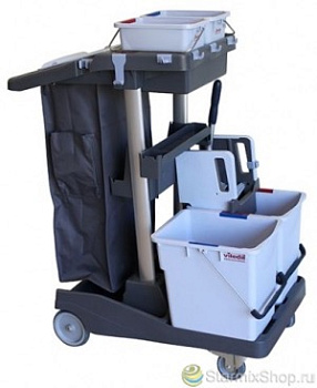 Комплексная тележка Волео Про с вертикальным отжимом (2 ведра) 145119