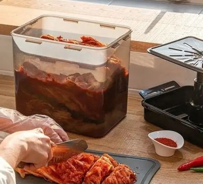 Контейнер с прессом для засолки SMART PRESS 4 л. (общий 5 л.)