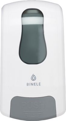 Диспенсер BINELE mBase для мыла-пены картриджный, белый, арт. DE02BW