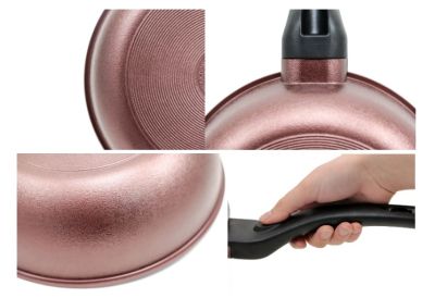 Сковорода Gochu Ecoramic 26 см с мраморным покрытием для всех видов плит без крышки