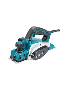 Рубанок электрический  Makita KP0800 620 Вт, 17000 об\м, ширина-82 мм, глуб-2.5 мм, 2.6 кг, кор
